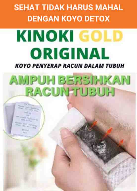 HARGA PROMO PAKET KINOKI GOLD ORIGINAL - 3